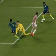 Colombia vs Croacia hoy: Fallo de Luis Javier Suárez y video de la jugada