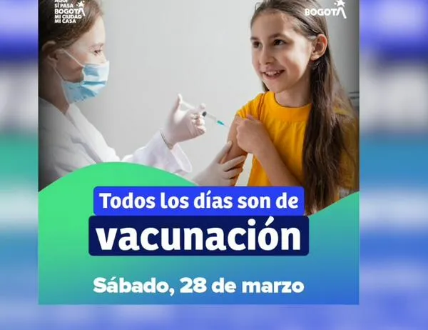 Vacuna a tus hijos contra el VPH este sábado en la gran ‘vacunatón’ en Bogotá 