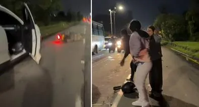 Johanna Fadul, involucrada en un accidente de tránsito con una moto; ¿qué pasó?