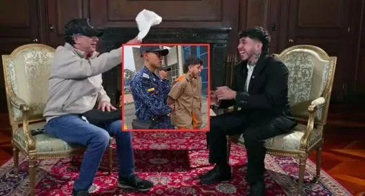 Aparecen imágenes de Westcol detenido, un día después de hablar con Petro