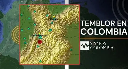Temblor de magnitud 3.2 con epicentro en Los Santos (Santander) hoy sábado