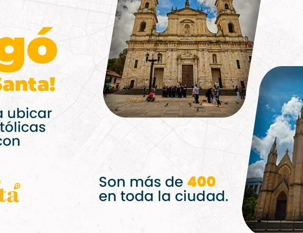  ¡Recorre la ciudad en Semana Santa! Encuentra iglesias cercanas con Mapas Bogotá 