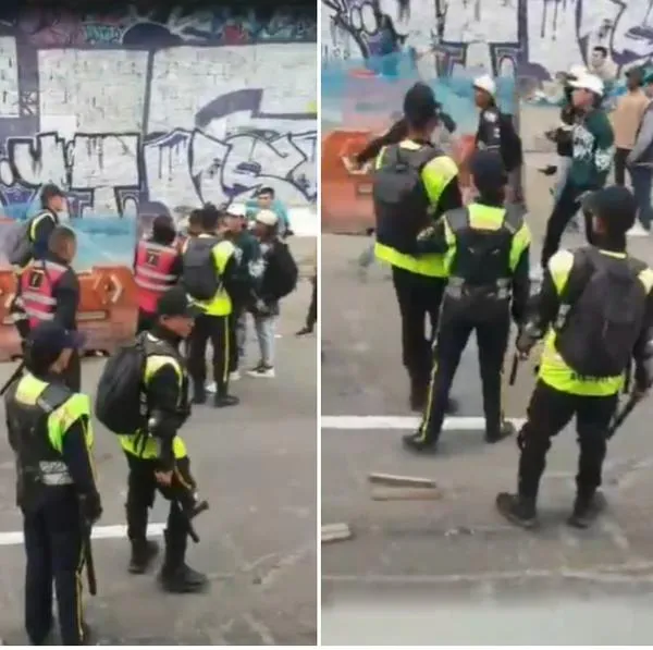 Pelea en Transmilenio