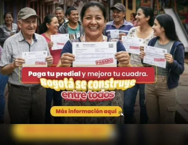 ¡Paga tu predial a tiempo y gana! Bogotá premia a las cuadras más cumplidas 