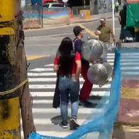 Ladrón de canecas en Bogotá