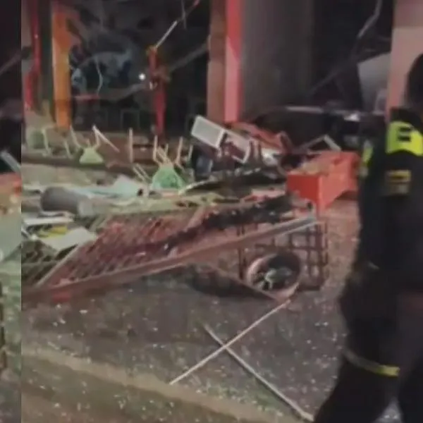 Así quedaron los locales afectados por una explosión en Cali, el Domingo de Ramos del 29 de marzo