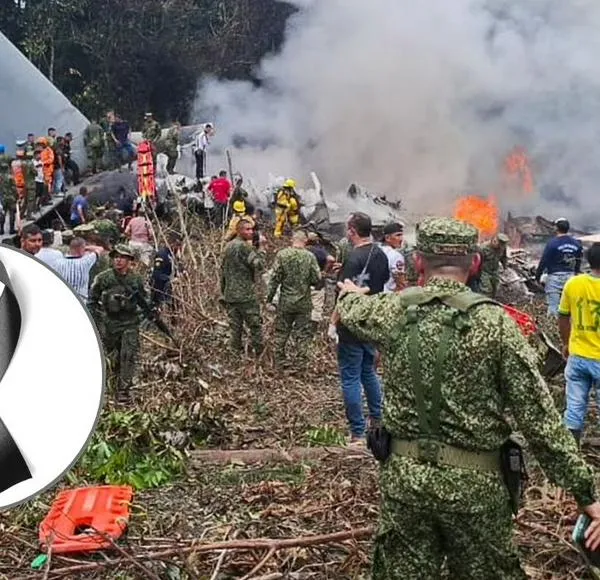 Ascienden a más de 60 los muertos tras accidente de avión de la Fuerza Aérea en Putumayo, según gobernador
