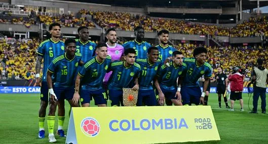 Selección Colombia en partido contra Croacia; juega contra Francia este 29 de marzo