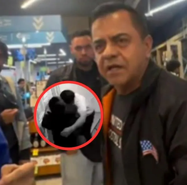 Escándalo en Bogotá por acosador en Carulla. Valentina Díaz denunció el hecho y ahora salen a la luz videos del sujeto agrediendo a su pareja.