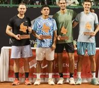 Juan Sebastián Gómez, del Equipo Bogotá de Tenis, se coronó campeón en dobles en el KIA Open Challenger de Bucaramanga 