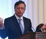 Colombian President Gustavo Petro speaks before the Permanent Council of the Organization of American States (OAS) in Washington, DC, on February 4, 2026. (Photo by ANDREW CABALLERO-REYNOLDS / AFP)