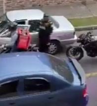 Nuevo caso de agresión de domiciliarios en Bogotá: atacan a adulto mayor