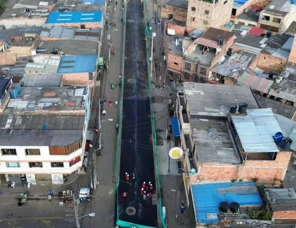 La UMV renueva importante vía para el acceso a Corabastos en Kennedy, principal centro de abastecimiento del país  