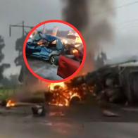 mío, mi carrito me lo acabaron": Vea el desgarrador relato de un conductor que sobrevivió al accidente de la tractomula en el peaje de Zipaquirá.