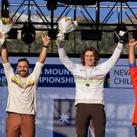 El colombiano Marcelo Gutiérrez brilló en Chile: fue subcampeón mundial máster de downhill: validación de una leyenda. 