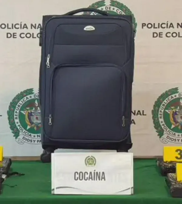 Incautan más de 8 kilos de cocaína en El Dorado: maleta abandonada iba con GPS rumbo a Canadá