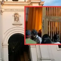 Pánico en catedral de Santa Marta por grave incendio que sorprendió a feligreses (2)