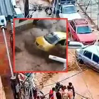 Videos muestran graves emergencias y vehículos atrapados por lluvias Medellín 