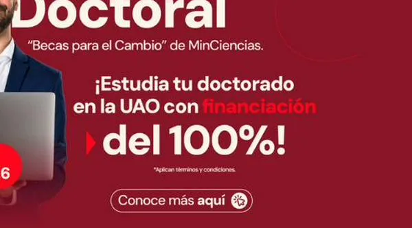 Becas para el Cambio: estudia tu doctorado en la UAO con financiación del 100%