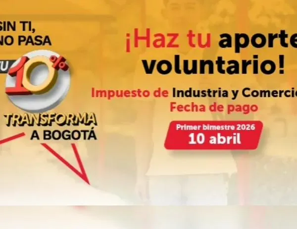 Conoce fechas para declarar el ICA a tiempo: apoya becas con aporte voluntario para jóvenes en Bogotá 