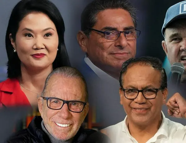 Estos son los candidatos con más opciones para las elecciones presidenciales de Perú