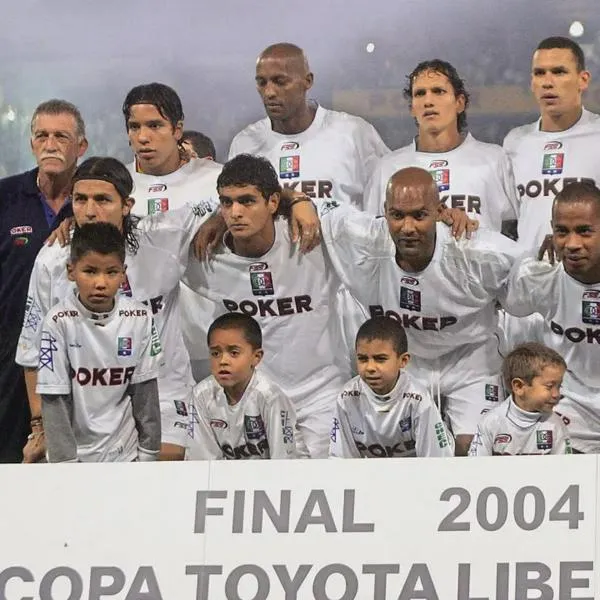 Once Caldas se coronó campeón de la Copa Libertadores en 2004.