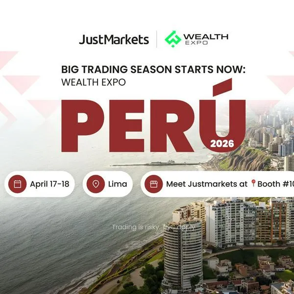 JustMarkets en Wealth Expo Perú 2026: qué hará el bróker en el evento de trading en Lima
