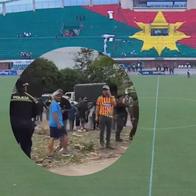 Así se veía el estadio donde se jugó el Pereira vs. Once Caldas y que se suspendió por desmanes en las tribunas