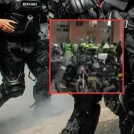 Disturbios en conjunto del sur de Bogotá por menor señalado de abuzar de niña