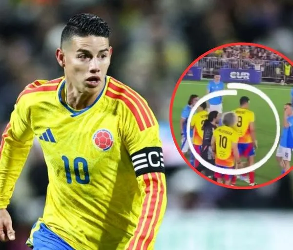 Pelea del Pibe Valderrama en partido amistoso en Curazao: lo comparan con James