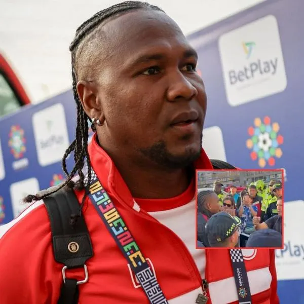 Rodallega señaló a hincha de Millonarios de tirarle una piedra y fue a encararlo