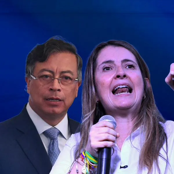 Gustavo Petro y Paloma Valencia 