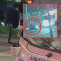 Joven en moto atropellado por ambulancia quedó en estado crítico en Bogotá