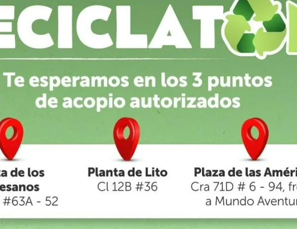 Conoce aquí lo que sí y lo que no puedes llevar a la Primera Reciclatón 2026 