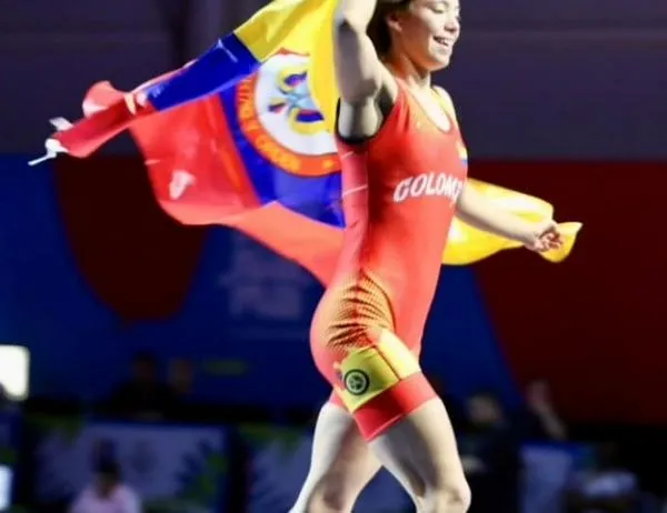 Valery Rubio, del Equipo Bogotá, primera medalla de oro para Colombia en los IV Juegos Suramericanos de la Juventud 