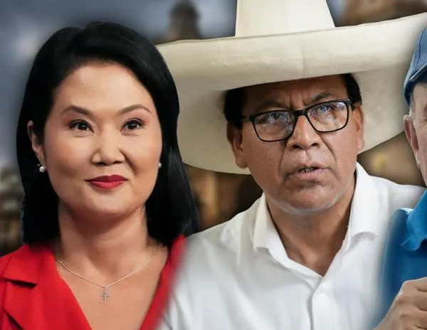 Perú: López Aliaga y Roberto Sánchez empatan con mínima diferencia para el segundo lugar del balotaje frente a Fujimori