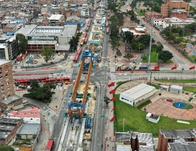 Este 18 de abril una de las vigas lanzadoras de la Línea 1 del Metro cruzará la av. Caracas con calle Sexta 