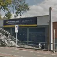 Entrada de la estación Minuto de Dios de Transmilenio, donde un estudiante universitario fue asesinado en medio de un atraco