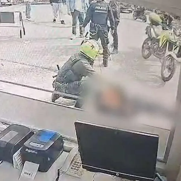 Video muestra la captura del atacante durante grabación de telenovela en Bogotá
