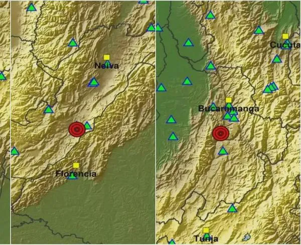 Tres temblores en Colombia registrados en las últimas horas: epicentros y magnitudes