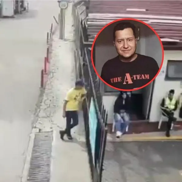 En círculo Raúl Vanegas, uno de los heridos durante un ataque del rodaje de 'Sin senos sí hay paraíso' que dejó dos muertos en Bogotá