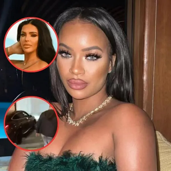 Gabrielle Carrington (fondo) atropelló a varias personas en Londres, incluida la 'influencer'  Klaudia Zakrzewska