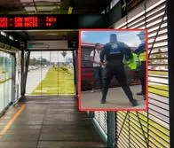 Colado en Transmilenio hirió con unas tijeras a dos guardias de seguridad 