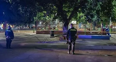 Policía en el barrio de Cúcuta donde asesinaron a tres personas