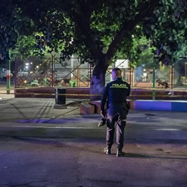 Policía en el barrio de Cúcuta donde asesinaron a tres personas