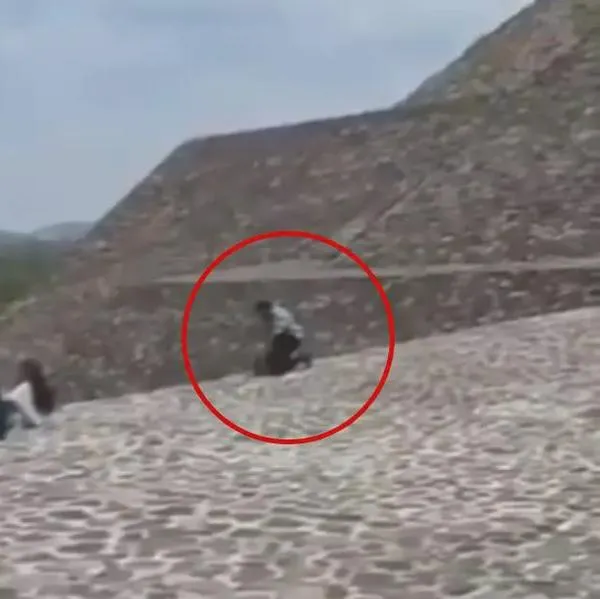 Revelan video del asesino de Teotihuacán, México, llegando a la pirámide antes de disparar