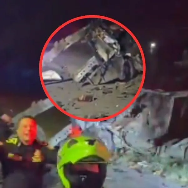 Video muestra como quedaron vehículos que explotaron tras atentado en Palmira