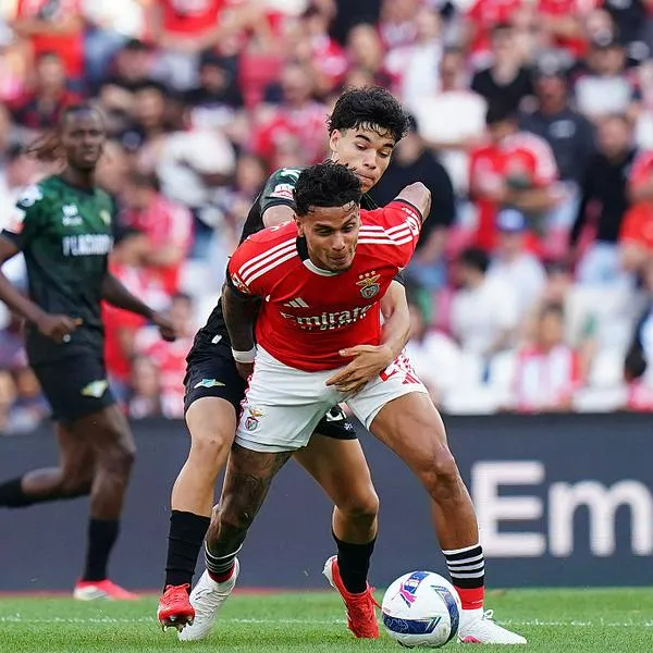 Richard Ríos ilusiona a la Selección Colombia: metió gol y asistencia en Benfica