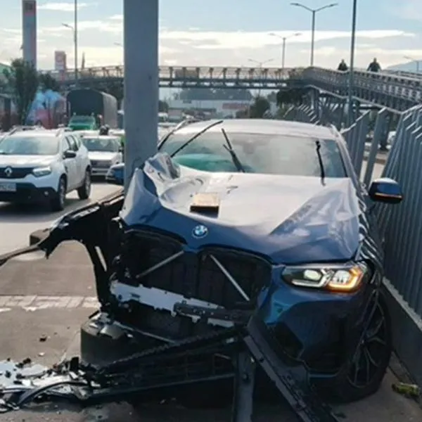 Accidente de tránsito en Bogotá 