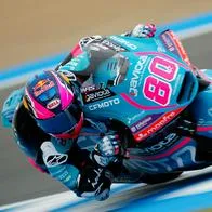 David Alonso rompió en llanto por error que le costó podio en Moto2 (España)